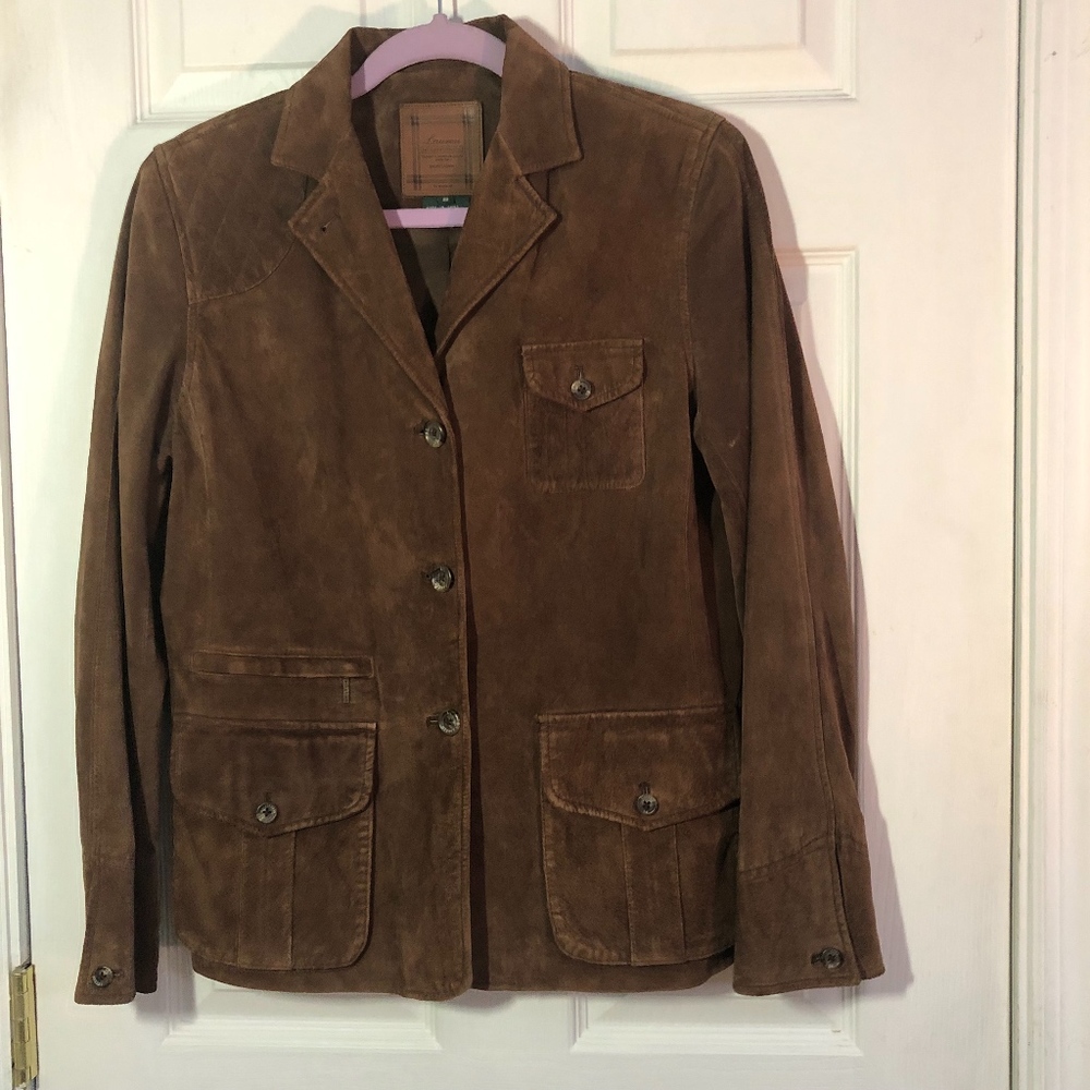 Ralph Lauren Suede/Leather Brown Jacket